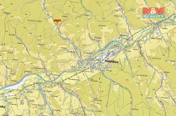 Prodej trvalého travního porostu, Halenkov, 3970 m2