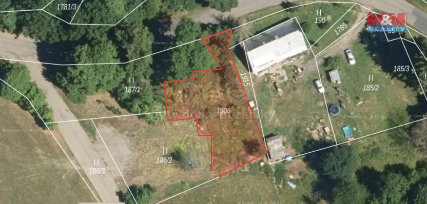 Prodej zahrady, Luby, 602 m2