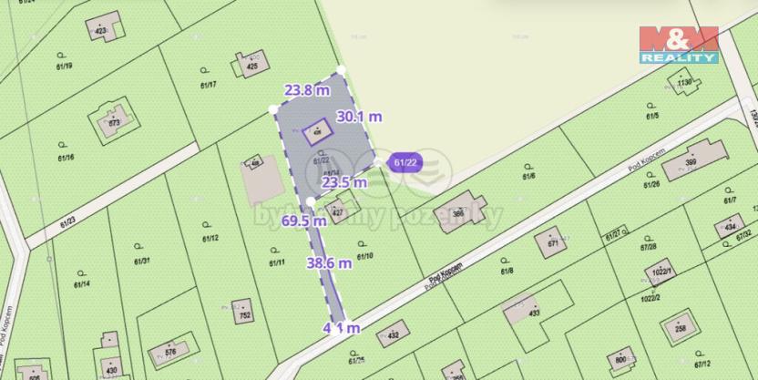 Prodej pozemku pro bydlení, Zdiby, Pod Kopcem, 37 m2