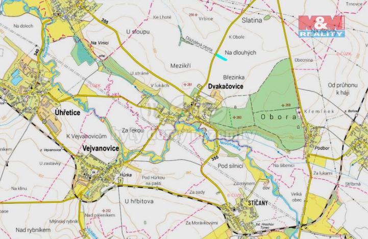 Prodej pozemku pro bydlení, Dvakačovice, 4505 m2