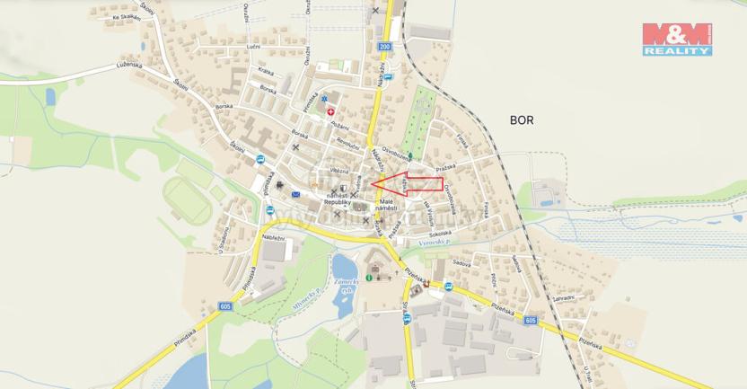 Prodej zemědělské usedlosti, Bor, náměstí Republiky, 247 m2