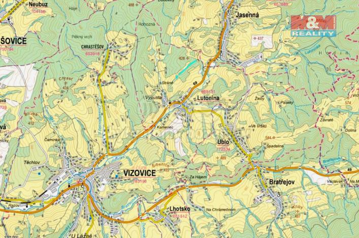 Prodej lesa, Lutonina, 13453 m2