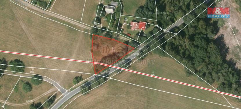 Prodej trvalého travního porostu, Krsy, 1072 m2