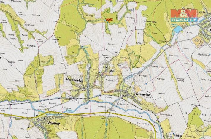 Prodej pozemku, Hradčovice, 1957 m2