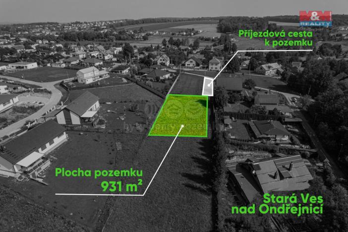 Prodej pozemku pro bydlení, Stará Ves nad Ondřejnicí, 1142 m2