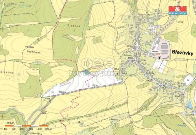 Prodej zemědělské půdy, Doubravy, 2560 m2