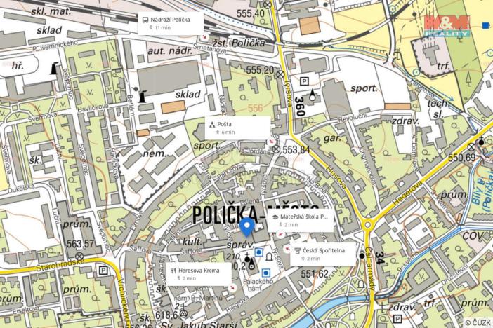 Prodej rodinného domu, Polička - Polička-Město, Palackého nám., 539 m2