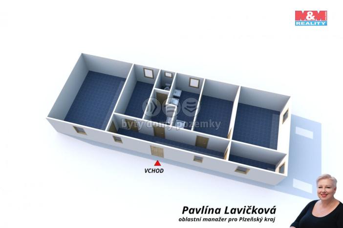 Pronájem obchodního prostoru, Kasejovice, 421 m2