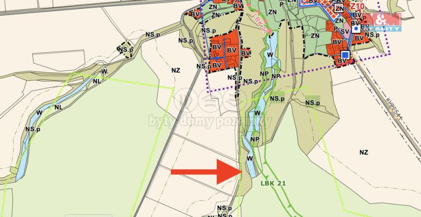 Prodej pozemku, Tuchořice, 5249 m2