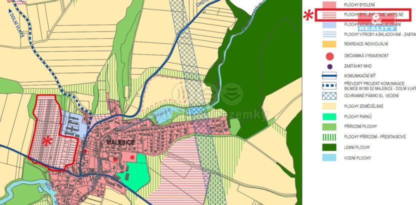 Prodej komerčního pozemku, Plzeň - Malesice, 12212 m2