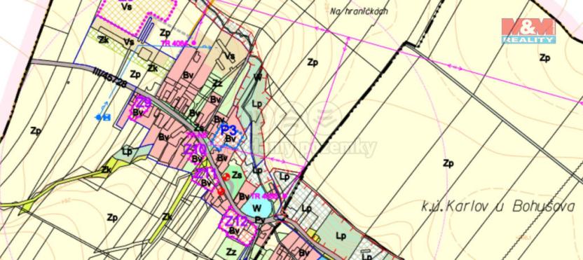 Prodej zahrady, Bohušov, 1867 m2