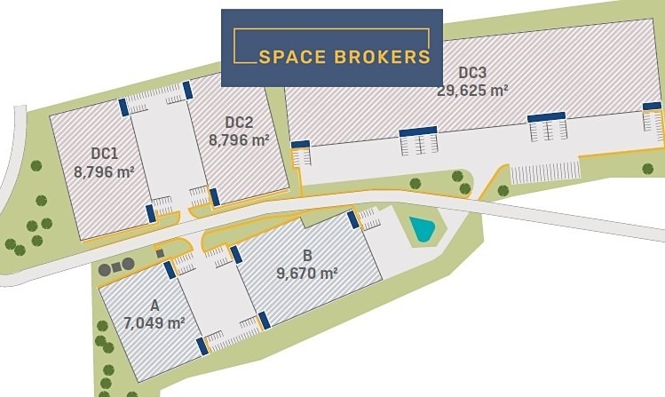 Pronájem skladu, Myslinka, 8426 m2