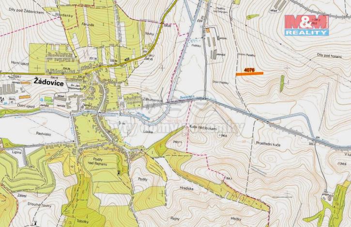 Prodej pole, Ježov, 819 m2