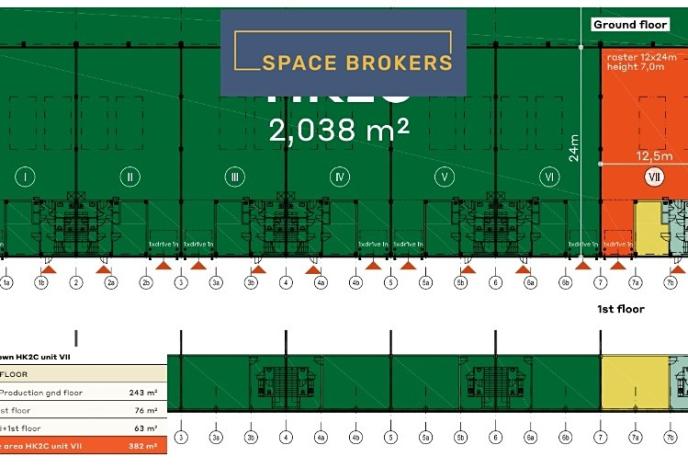 Pronájem skladu, Hradec Králové, Bratří Štefanů, 300 m2