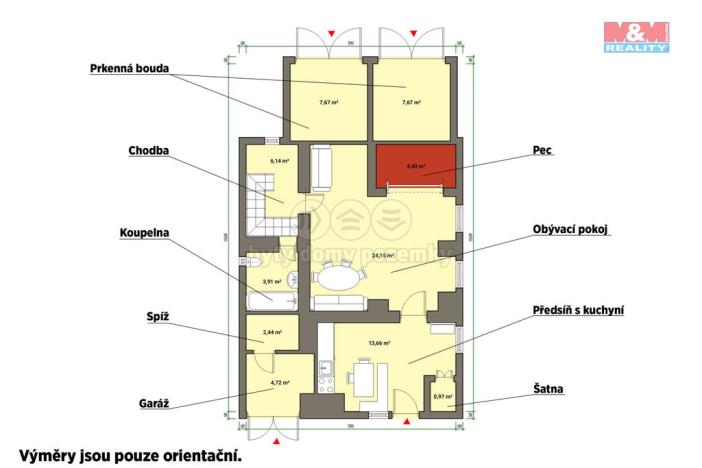 Prodej chalupy, Teplá - Beranovka, 150 m2