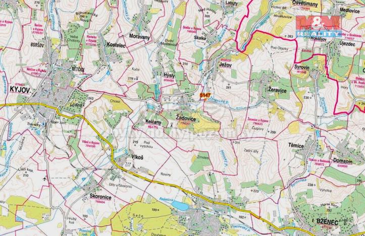 Prodej pole, Ježov, 430 m2