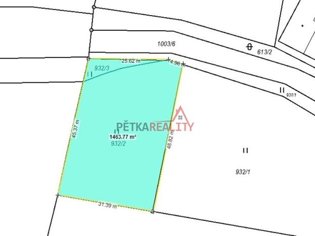 Prodej pozemku pro bydlení, Trstěnice, 1330 m2