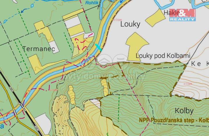 Prodej rybníku, Uherčice, 1476 m2