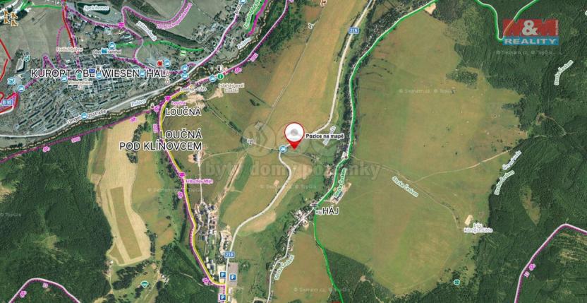 Prodej pozemku pro bydlení, Loučná pod Klínovcem - Háj, 1001 m2