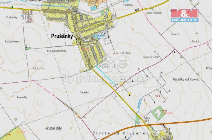 Prodej zemědělské půdy, Prušánky, 410 m2