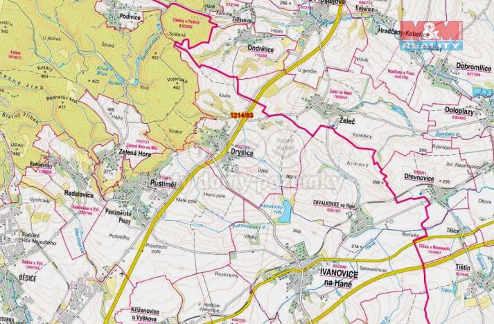 Prodej pozemku, Drysice, 60 m2