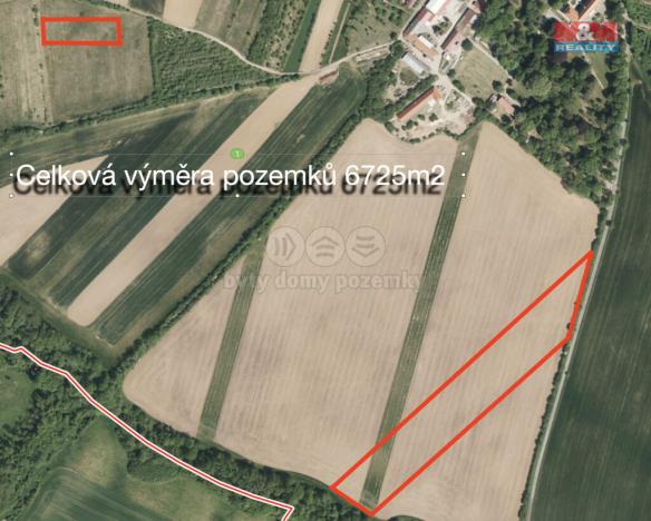 Prodej zemědělské půdy, Troubky-Zdislavice - Zdislavice, 6725 m2