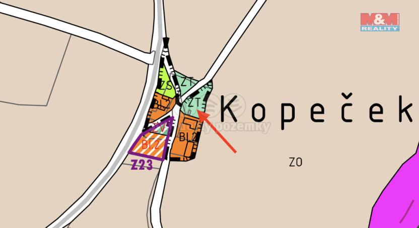 Prodej zahrady, Březno, 1624 m2