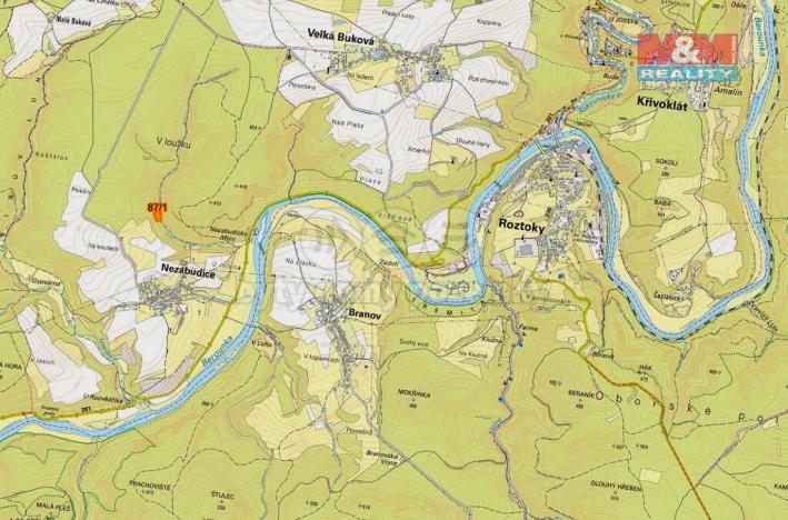 Prodej pozemku, Nezabudice, 5712 m2