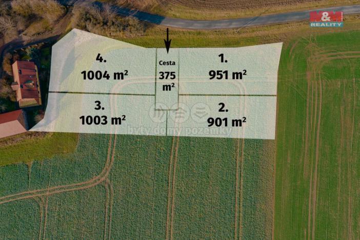 Prodej pozemku pro bydlení, Černošín - Pytlov, 1004 m2