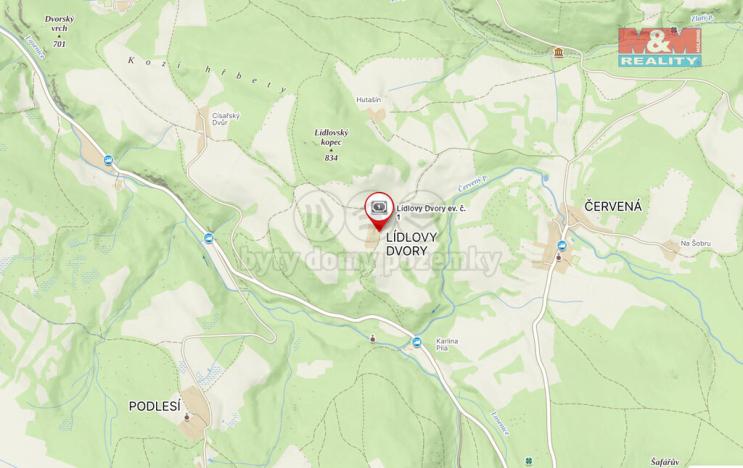 Prodej pozemku pro bydlení, Kašperské Hory - Lídlovy Dvory, 5684 m2