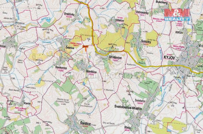 Prodej zemědělské půdy, Stavěšice, 719 m2