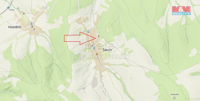 Prodej pozemku pro bydlení, Šanov, 1404 m2