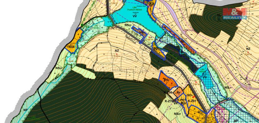 Prodej trvalého travního porostu, Oselce - Kotouň, 19732 m2