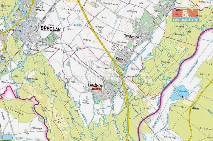 Prodej zemědělské půdy, Lanžhot, 163 m2