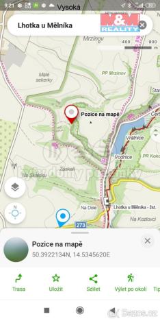 Prodej louky, Vysoká, 1003 m2