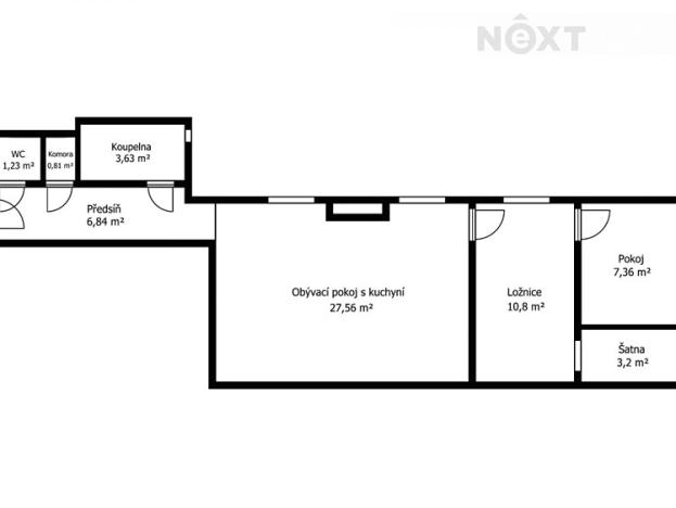 Prodej bytu 3+kk, Česká Lípa, Paní Zdislavy, 61 m2