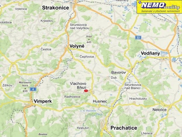 Prodej pozemku, Vlachovo Březí, 1999 m2