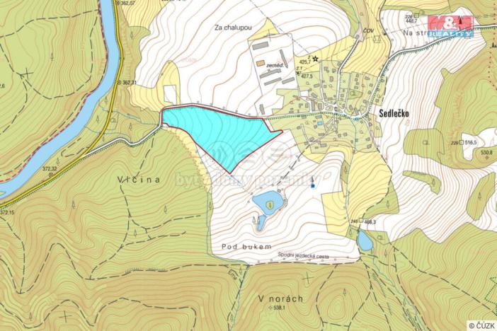 Prodej pole, Šemnice - Sedlečko, 66049 m2