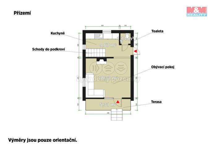 Prodej chaty, Planá - Vížka, 52 m2