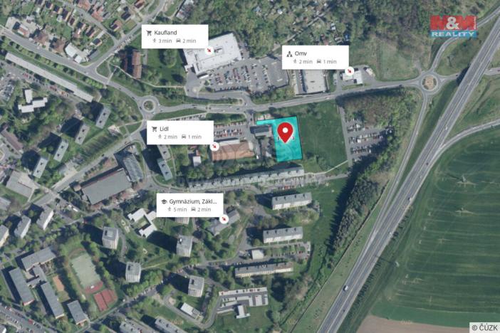 Pronájem komerčního pozemku, Sokolov, 2821 m2