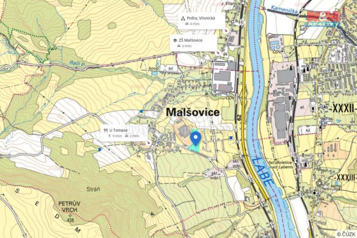 Prodej pozemku pro bydlení, Malšovice, 1308 m2