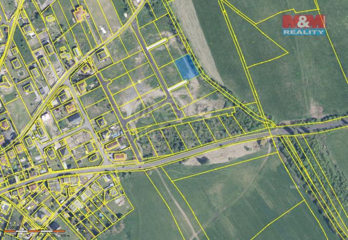 Prodej pozemku pro bydlení, Krupka - Unčín, 1078 m2