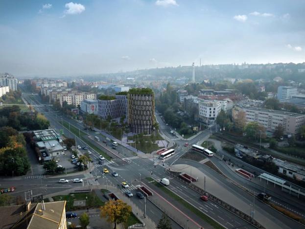 Pronájem kanceláře, Praha - Vokovice, Evropská, 1000 m2