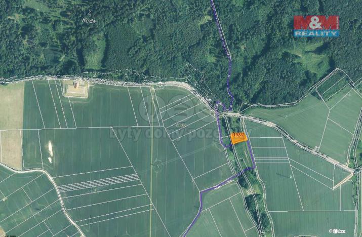 Prodej trvalého travního porostu, Bělotín, 1706 m2