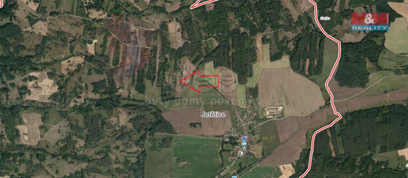 Prodej lesa, Jetětice, 32445 m2