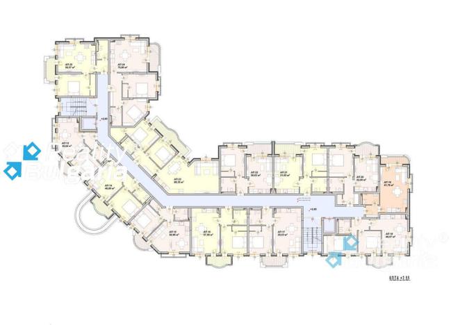 Prodej bytu 2+kk, Sluneční Pobřeží, Bulharsko, 51 m2