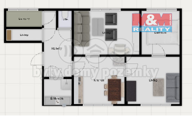 Prodej bytu 3+1, Karlovy Vary - Rybáře, Nad Dvorem, 78 m2