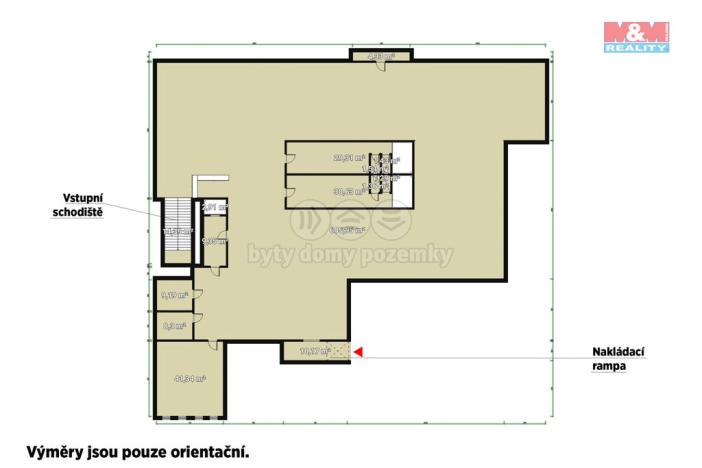 Pronájem obchodního prostoru, Plzeň - Bolevec, Gerská, 845 m2