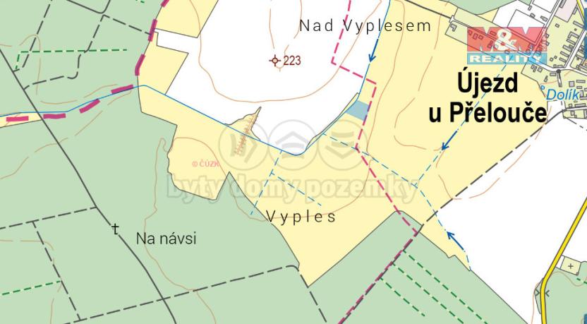 Prodej louky, Kladruby nad Labem, 3144 m2