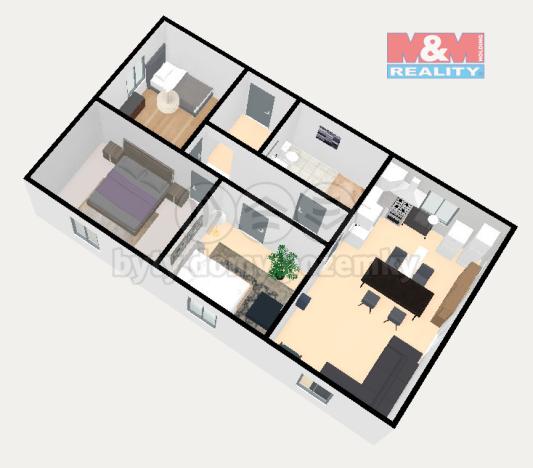 Prodej rodinného domu, Polná, 70 m2